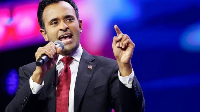 Vivek Ramaswamy warns that Biden will be replaced with Michelle Obama, aka 'Big Mike'