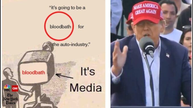 Trump bloodbath hoax