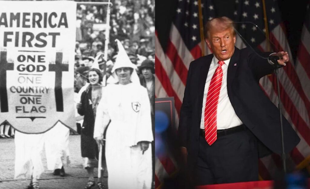 Biden campaign ad features KKK & Trump