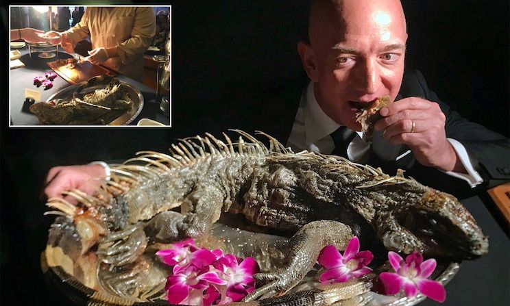 Jeff Bezos funnelling millions into carcinogenic fake meat production