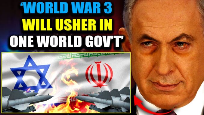 The Israel-Iran conflict is an “inside job” by the globalist elite who are working to ensure the conflict will light the fuse to ignite a “holy war” that will spiral out of control into World War Three and lay the groundwork for the elite to usher in the “one world government” of the New World Order.