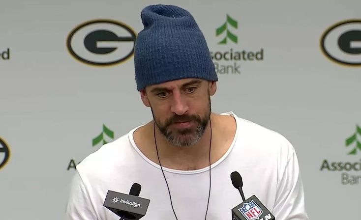 Aaron Rodgers claims Fauci created AIDS in a lab in the 1980's as part of a sick depopulation experiment.
