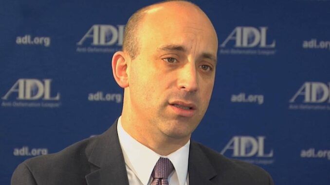 ADL calls on U.S. government to scrap the First Amendment to protect Israel.