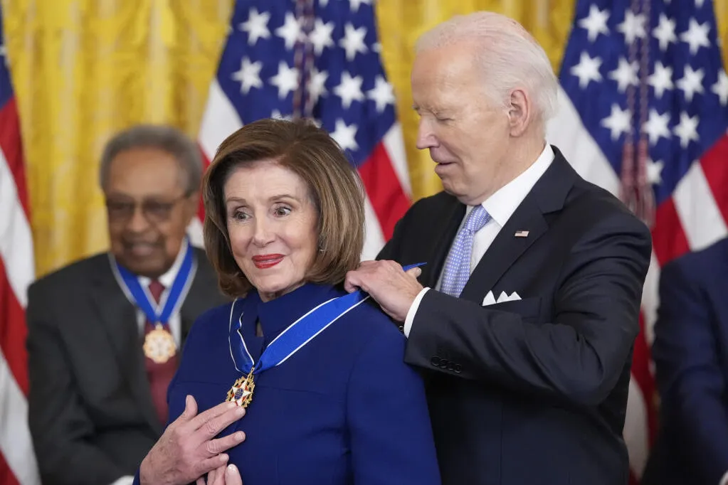 Biden Awards Pelosi With Presidential Medal of Freedom For Her Actions On January 6