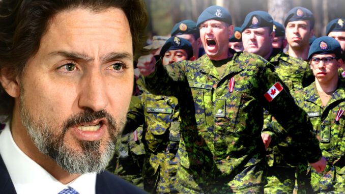 Prime Minister Justin Trudeau has ordered the Canadian military to track and trace so-called "conspiracy theorists" who disapprove of his WEF-inspired agenda as the global elite's war against dissenters goes into overdrive.