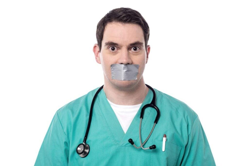 gagged whistleblowing doctor
