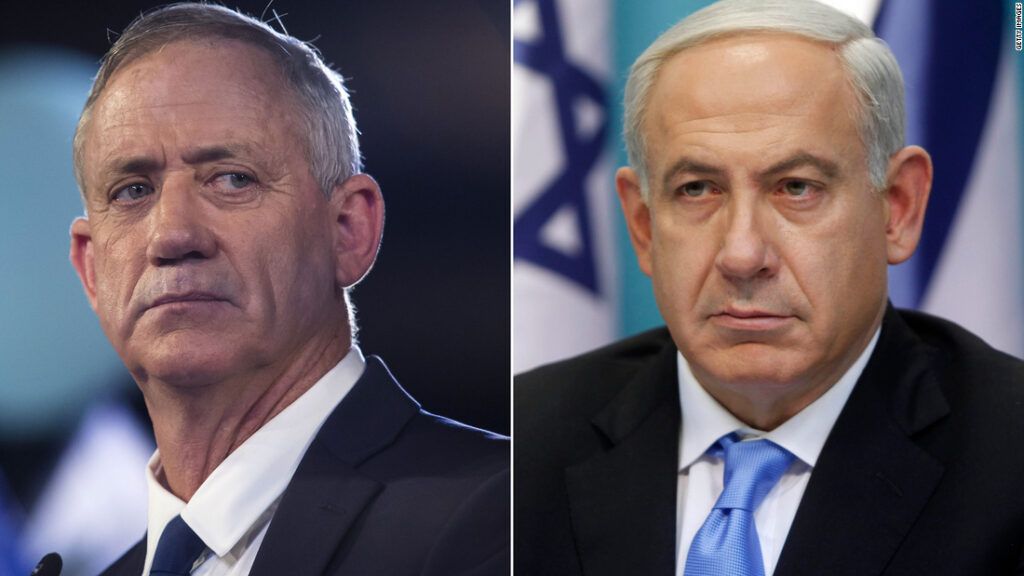 Gantz and Netanyahu