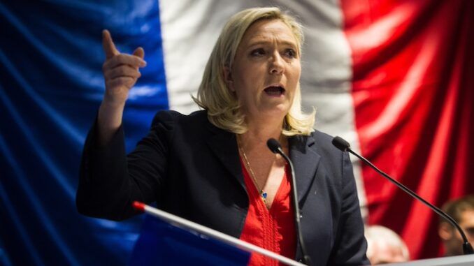 Marine Le Pen to ban WEF from operating in France.