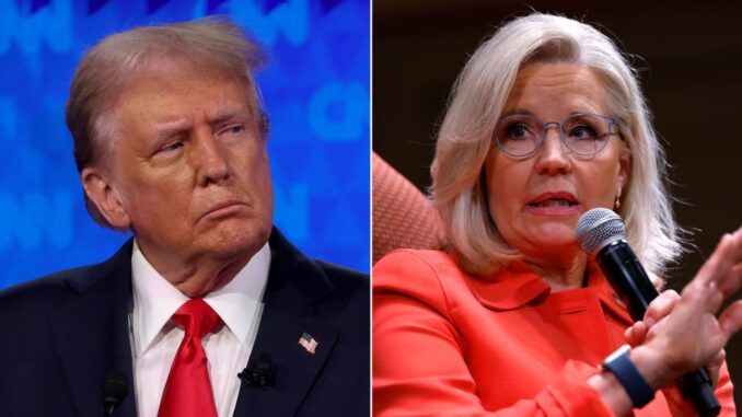 Trump Amplifies Calls For Deep State Military Tribunals: ‘Liz Cheney Is Guilty of Treason’