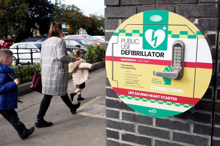 British schools to have defibrillators installed due to sudden rise in heart attacks among children.