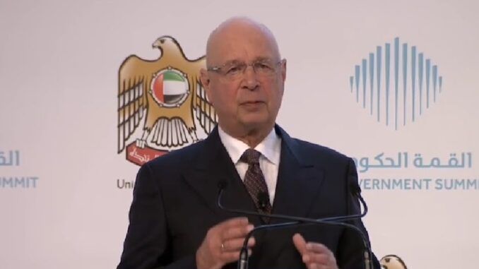 Klaus Schwab says governments must force citizens into accepting AI as their new masters.